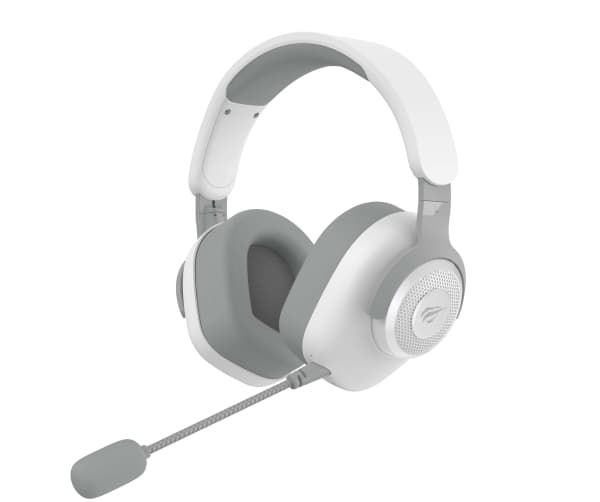 Havit 6939119067311, Kabel & Trådlös, Spela, 238 g, Hörlurar, Grå, Vit