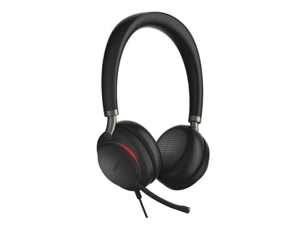 Yealink UH35 Dual - Hodesett - on-ear - kablet - USB-A, USB-C - svart - Certified for Microsoft Teams, UC-sertifisert
