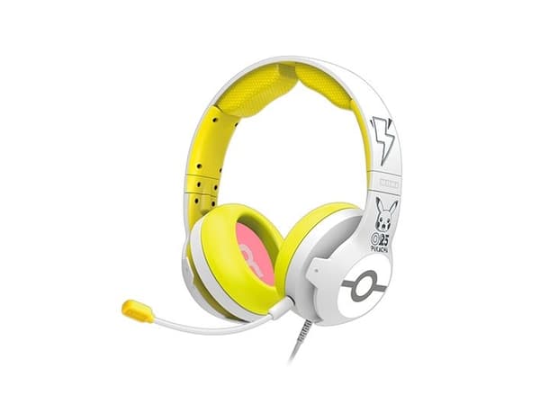 Hori Gaming Headset Pikachu - Pop, Kabel, Spela, Headset, Vit, Gul