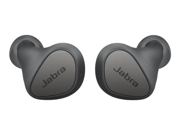 Jabra Elite 4 - True wireless-hörlurar med mikrofon - inuti örat - Bluetooth - aktiv brusradering - mörkgrå