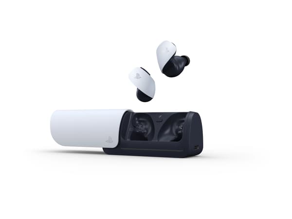 Sony PULSE Explore - True wireless-hörlurar med mikrofon - inuti örat - Bluetooth - vit