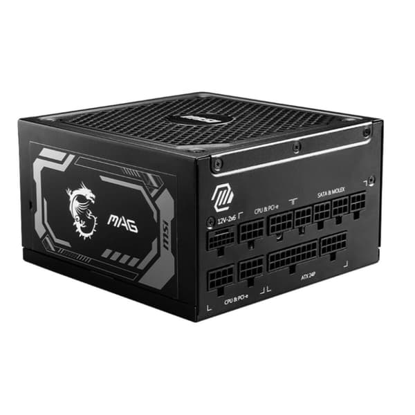 Virtalähde MSI 306-7ZP9A11-CE0 80 Plus Gold musta