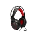 Miniatyrbillede 5 af 11: Gaming headset med mikrofon KSIX Drakkar USB LED Sort Rød