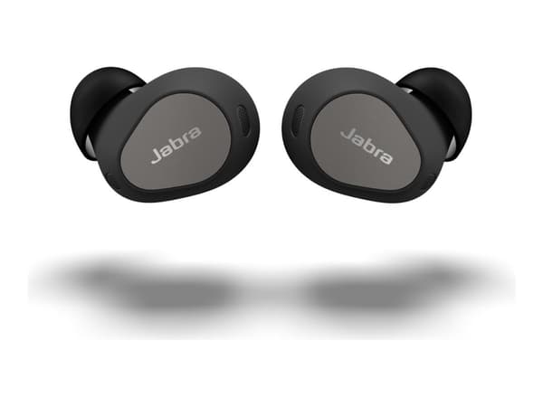 Jabra Elite 10 - True wireless-hodetelefoner med mikrofon - i øret - Bluetooth - aktiv støydemping - titansvart