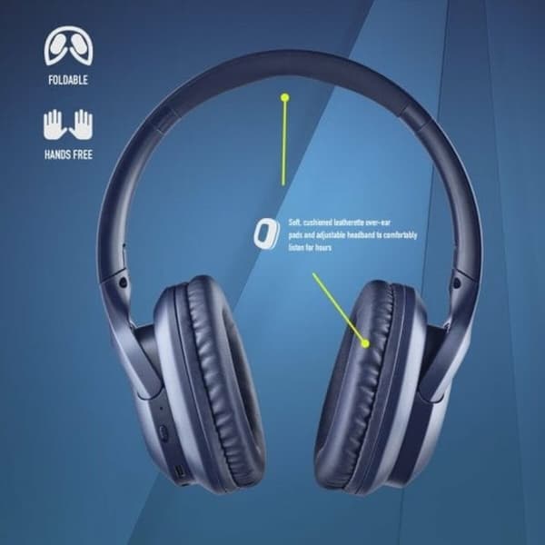 Hovedtelefoner med mikrofon NGS ARTICAGREEDBLUE Blå