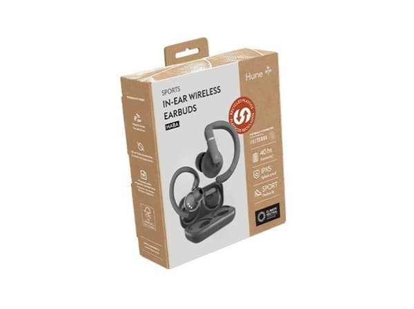 HUNE ECO HABA SPORT TWS EARPHONES ROCK GREY