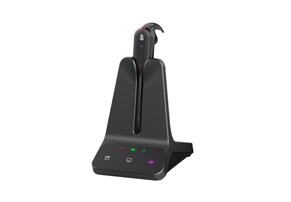 Yealink WH63 E2 UC Headset, Trådløs, Samtaler/musikk, Hodesett, Sort