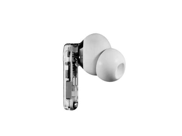 Nothing Ear (a), True Wireless Stereo (TWS), Samtal/musik, Headset, Transparent, Vit