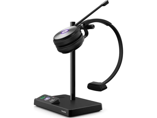Yealink WH62 Mono UC, Langaton, Toimisto/puhelukeskus, 20 - 20000 Hz, 80 g, Henkilökohtainen audioneuvottelujärjestelmä, Musta