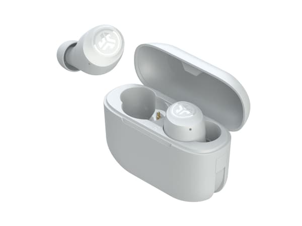 JLab Go Pop+, True Wireless Stereo (TWS), 20 - 20000 Hz, Samtale/Musikk/Sport/Hverdag, Hodetelefoner, Hvit