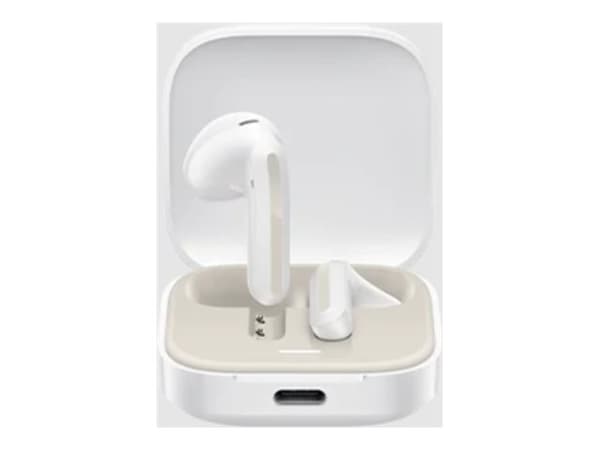 Xiaomi Redmi Buds 6 Active - True wireless-hodetelefoner med mikrofon - i øret - Bluetooth - hvit