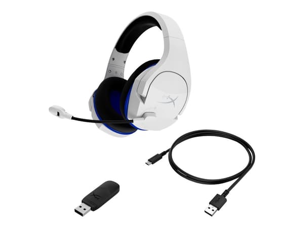 HyperX Cloud Stinger Core Trådlöst Gamingheadset – Blå/Vit