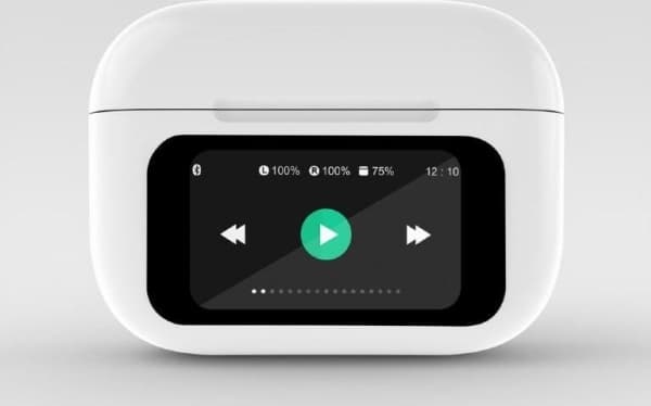 Gembird GMB Audio TWS-LCD-ANC-01-W, Trådløs, Samtaler/musikk, 20 - 20000 Hz, 66 g, Hodesett, Hvit