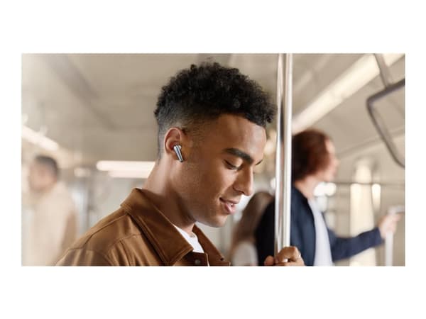 Soundcore Liberty 4 Pro - True wireless-hodetelefoner med mikrofon - i øret - Bluetooth - aktiv støydemping - hvit