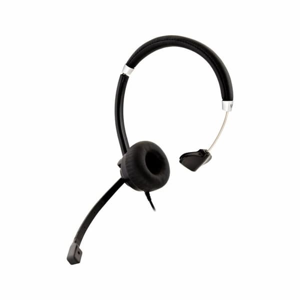 Hodetelefoner med Mikrofon V7 HA401 Svart Sølv