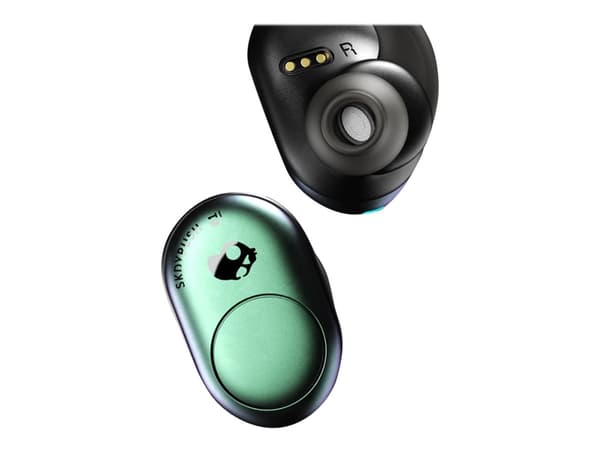 Skullcandy Push - True wireless-hodetelefoner med mikrofon - i øret - Bluetooth - svart, mørk grå