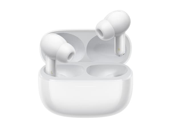 Xiaomi Redmi Buds 6 Pro - True wireless-hörlurar med mikrofon - inuti örat - Bluetooth - aktiv brusradering - Glaciärvit
