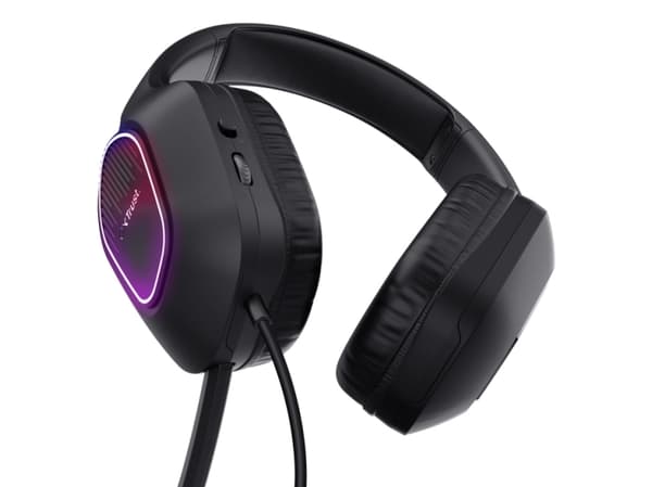 Trust GXT 416 ZIROX, Wired, Gaming, 20 - 20000 Hz, 290 g, Headset, Black