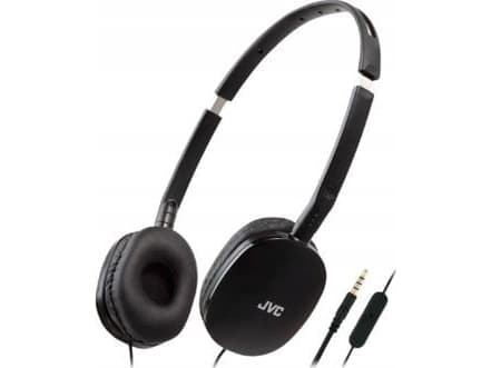 JVC HA-S160M, Koblet med ledninger (ikke trådløs), Samtaler/musikk, 12 - 24000 Hz, 66 g, Hodesett, Sort