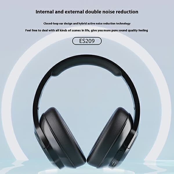 LENOVO Trådlösa Over-Ear hörlurar Vikbara Heavy Bass Bluetooth Headset - Vit