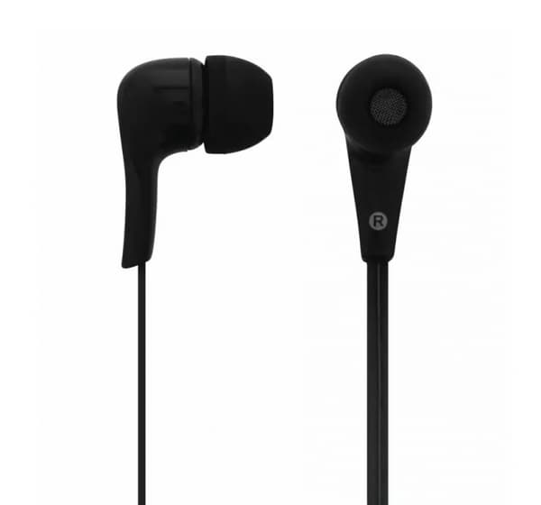 Øretelefoner, in-ear med mikrofon, Svart