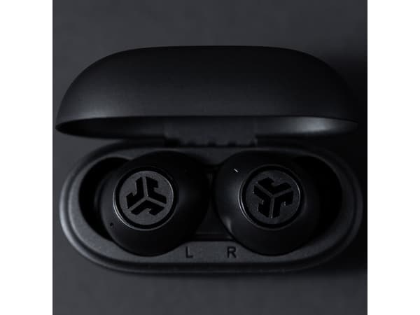 JLab Go Pop ANC, True Wireless Stereo (TWS), 20 - 20000 Hz, Samtaler/musikk, Hodesett, Sort