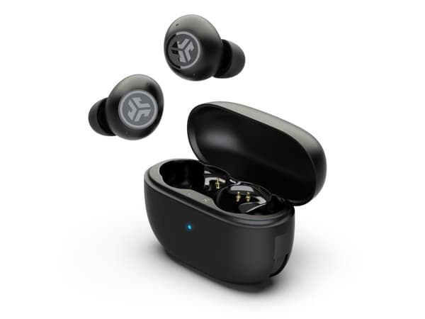 JLab Go Pop ANC, True Wireless Stereo (TWS), 20 - 20000 Hz, Samtaler/musikk, Hodesett, Sort