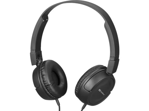 Sandberg Saver MiniJack HeadPhoneTravel, Kabel, Resor, 20 - 20000 hz, 137 g, Hörlurar, Svart
