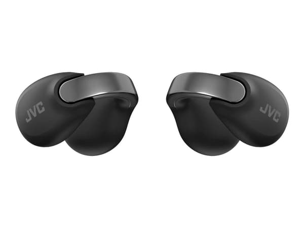 JVC HA-NP1T - True wireless-hörlurar med mikrofon - öppet öra - med öronklämma - Bluetooth - svart