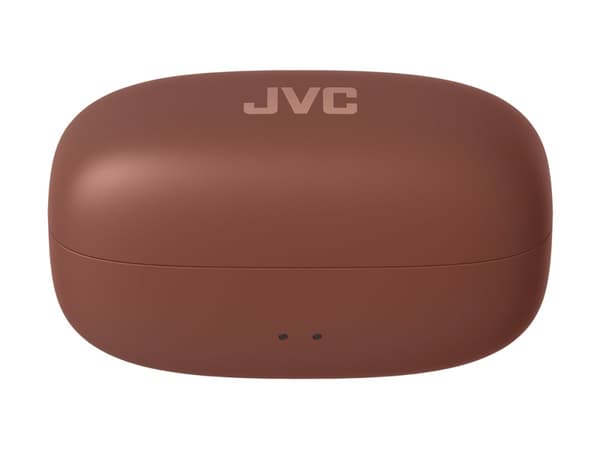 JVC HA-NP1T - True wireless-hodetelefoner med mikrofon - åpent øre - clip-on - Bluetooth - brun