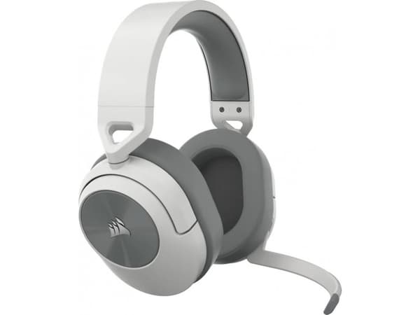 Corsair HS55 WIRELESS, Trådlös, Spela, 274 g, Headset, Vit