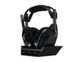Miniatyrbilde 2 av 5: Logitech G Astro A50 - 5. generasjon - hodesett - full størrelse - Bluetooth / LIGHTSPEED - trådløs - svart