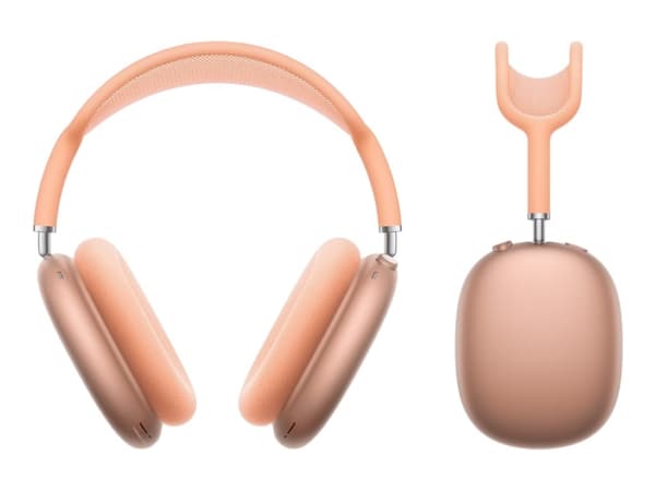 Apple AirPods Max - 2. sukupolvi - kuulokkeet mikrofonilla - täysikokoiset - Bluetooth - langaton - aktiivinen melunvaimennus - oranssi