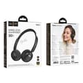 Miniatyrbild 6 av 6: Hoco On-Ear Hörlurar Trådlösa Bluetooth W62 - Svart