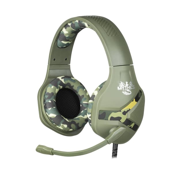 Hovedtelefoner med mikrofon KONIX KX MY UNIV NEMESIS CAMO Sort Multifarvet