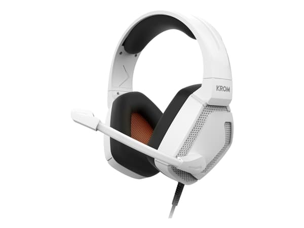 Krom Kopa Pro, Kabel, 20 - 20000 hz, Spela, 283 g, Headset, Vit