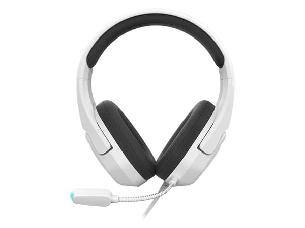 Krom Kopa 7.1, Kabel, 20 - 20000 hz, Spela, 330 g, Headset, Svart, Vit