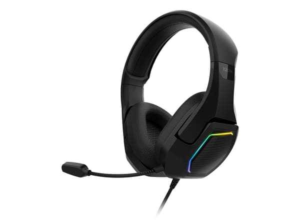 Krom Kopa 7.1, Kabel, 20 - 20000 hz, Spela, 330 g, Headset, Svart