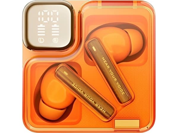 QCY MeloBuds Neo T31 Wireless In-Ear TWS-øretelefoner Bluetooth 5.3 HFP/A2DP/AVRCP IPX5 (oransje)