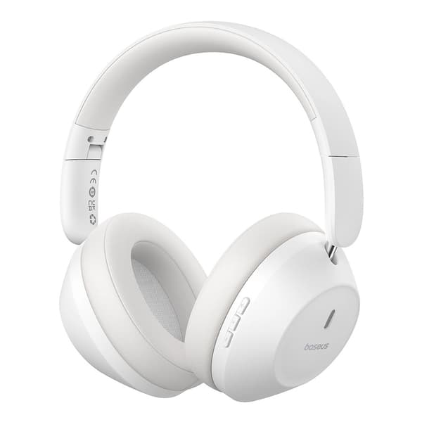 Baseus Bass 30 Max Stereo Trådlöst Headset Vit