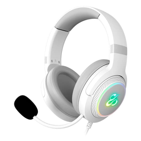 Kuulokkeet mikrofonilla Newskill NS-HS-SOBEK-71-IV Valkoinen