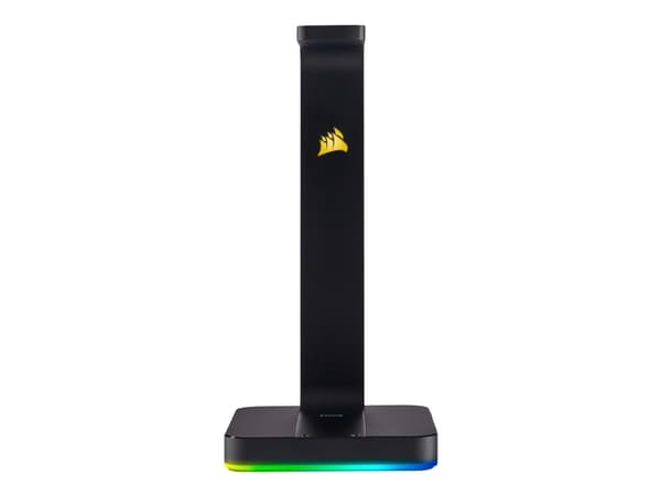 CORSAIR Gaming ST100 RGB Premium Headset Stand - Lydkort - 16-bit - 48 kHz - stereo - USB 3.1 Gen 1