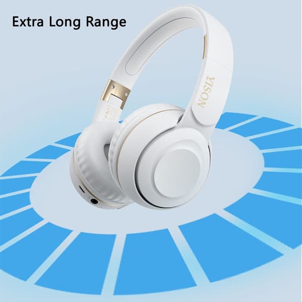 Bluetooth 5.0 langattomat kuulokkeet Over-Ear taitettavat urheilukuulokkeet – Musta