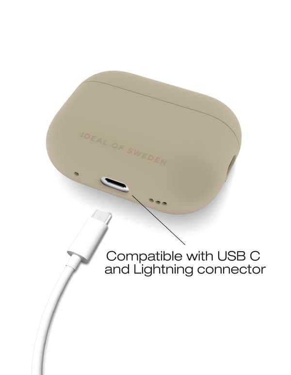 Silicone AirPods Case Pro 1 / 2 Beige