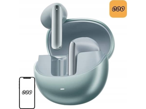 TWS QCY AilyBuds Pro+ HT10 Pro ANC Bluetooth 5.3 HFP, A2DP, AVRCP IPX5 trådlösa in-ear hörlurar (grön)