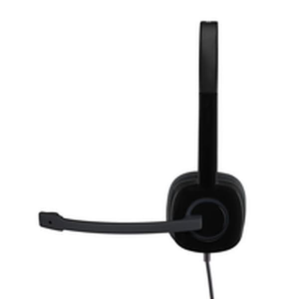 Kuulokkeet mikrofonilla Logitech H151 Musta