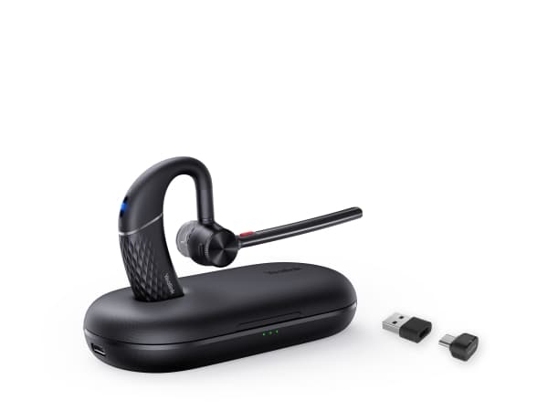 Yealink BH71 Pro - Headset - inuti örat - montering över örat - Bluetooth - trådlös - USB-C via Bluetooth-adapter, USB-A via Bluetooth-adapter - Cert