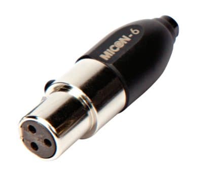 RØDE MiCon-6, HS1-B HS1-P Lavalier PinMic PinMic-Long, Sort, Rustfritt stål, 13 mm, 36 mm, 10,5 mm, 10 g