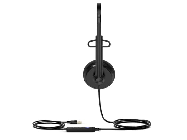 Yealink UH34 Lite Mono Teams, Koblet med ledninger (ikke trådløs), 20 - 20000 Hz, Kontor/kundesenter, 84 g, Hodesett, Sort