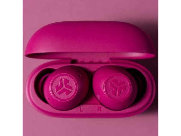 JLab Go Pop ANC, True Wireless Stereo (TWS), 20 - 20000 hz, Samtal/musik, Headset, Fuchsia